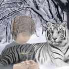 Leo in Snow