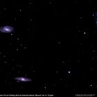 Leo-Triplett: Das Galaxien-Trio mit Asteroid Arduina-"Besuch" im Frühling 2016