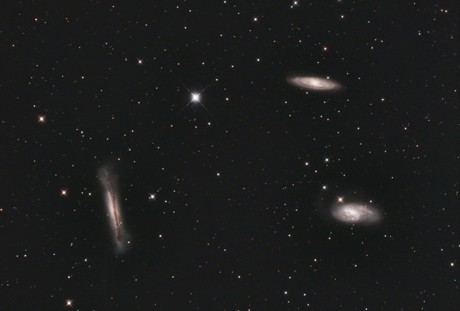 Leo- Triplett (M66- Galaxien- Gruppe)