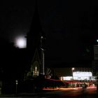 Leoben . Nacht . Mond . Licht