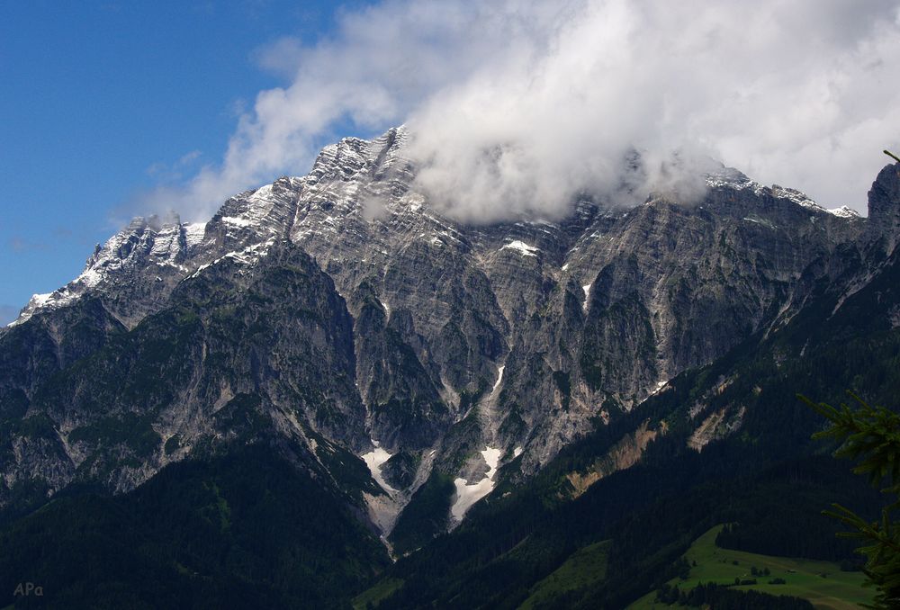 Leoganger Steinberge im Nebel