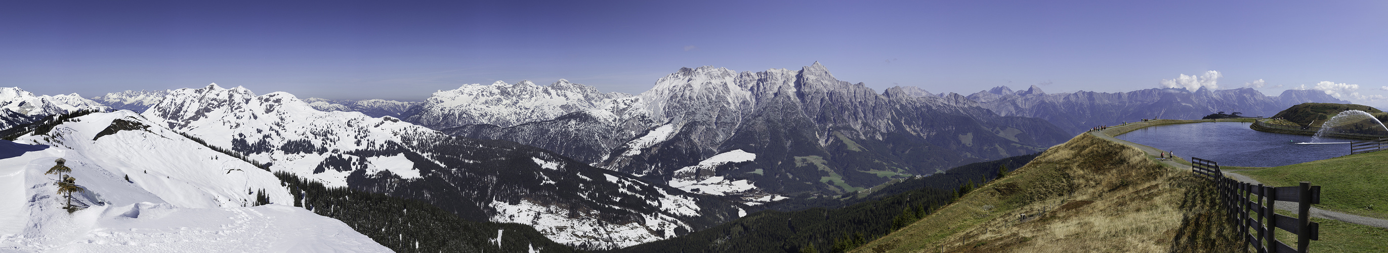 Leoganger Steinberge im Wandel der Jahreszeiten