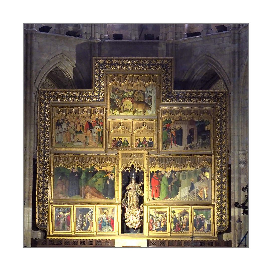 LEON Altar in der Kathedrale Santa Maria de Regla