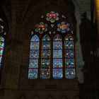 Leon Kathedrale  alte Glasfenster