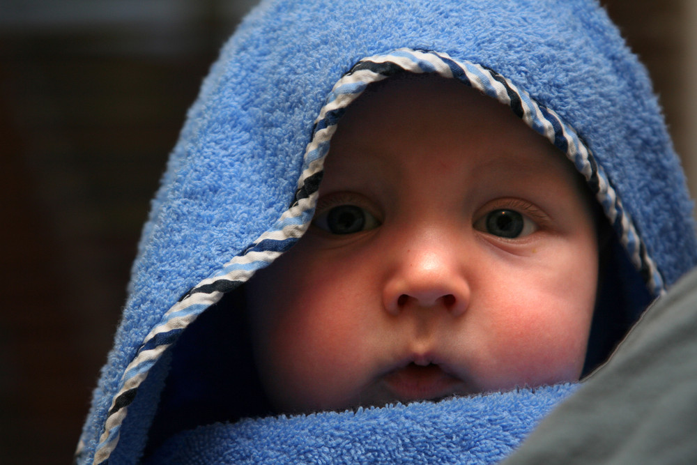 Leon nach dem Baden