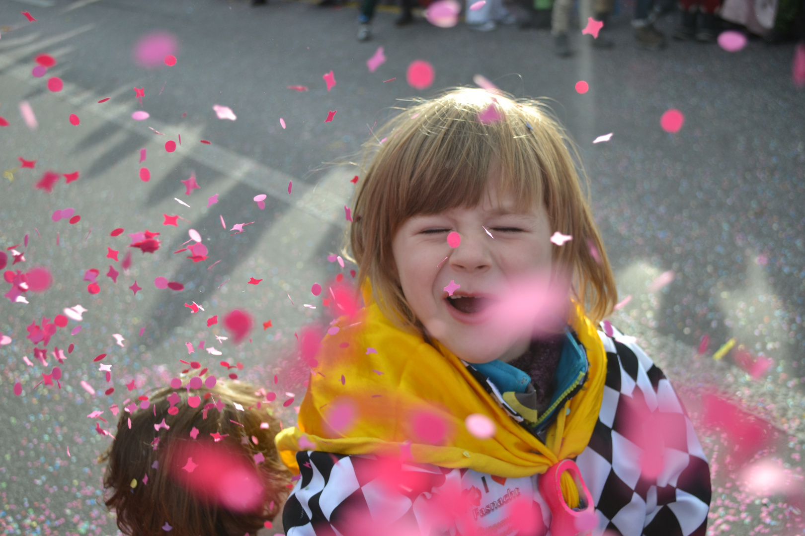 Leona an der Fasnacht