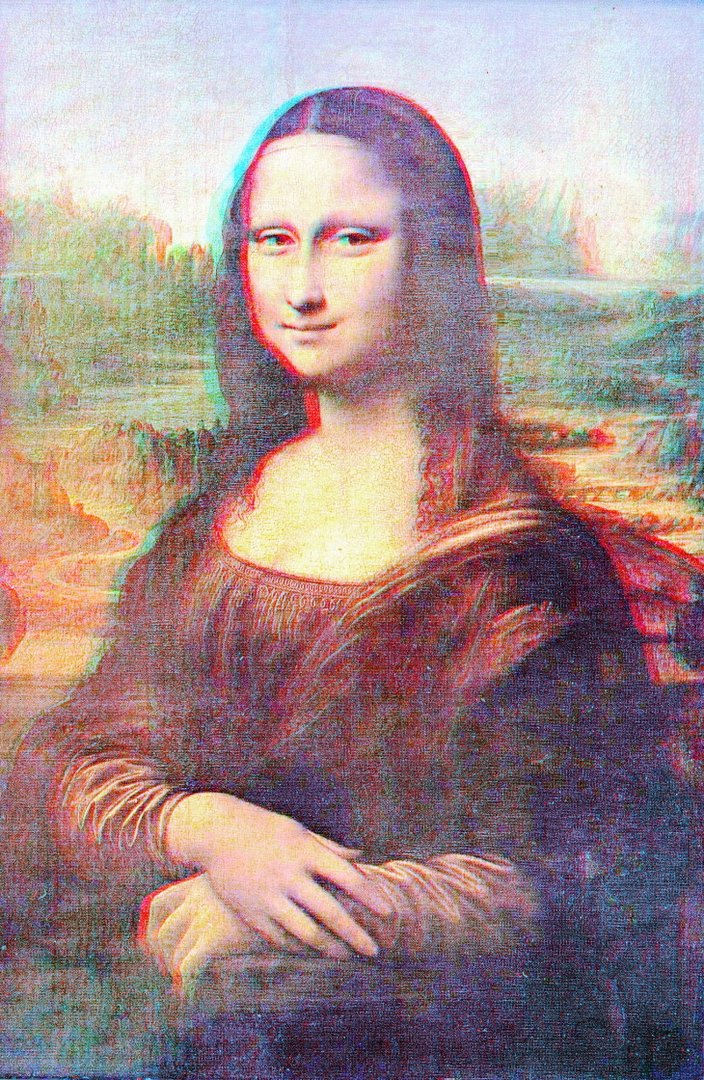 Leonardo da Vinci: Mona Lisa -3D Stereo Konversion-