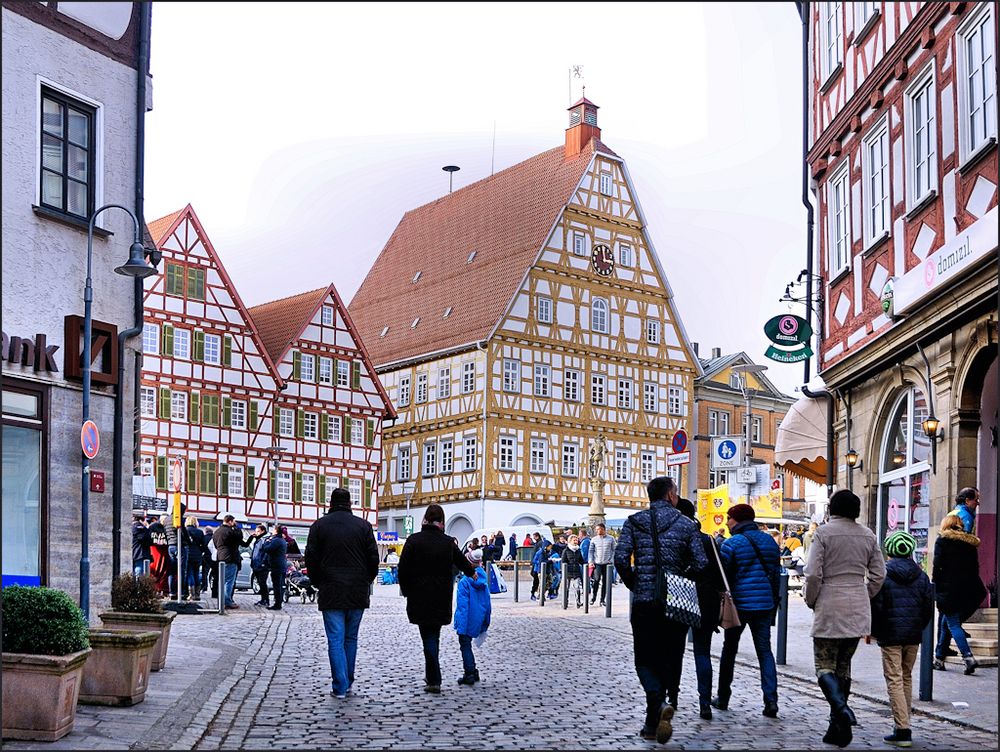 Leonberg - am Marktplatz