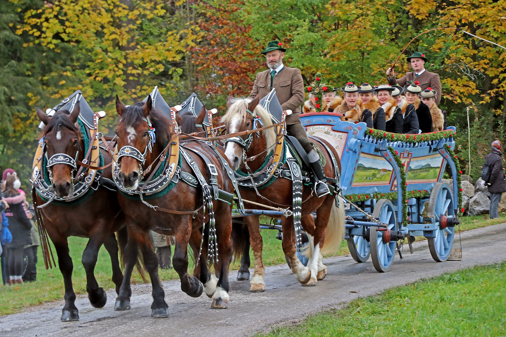 Leonhardifahrt in Bad Tölz