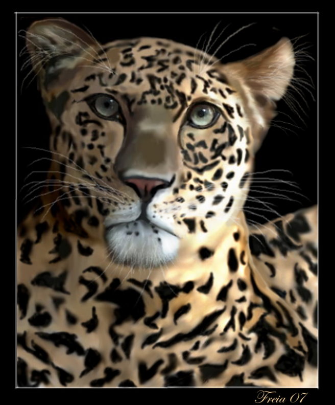 Leopard - gemalt mit Photoimpact