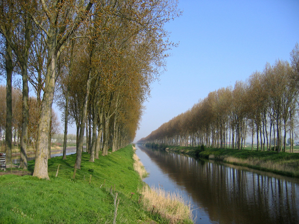 Leopoldkanal Zeebrugge / België