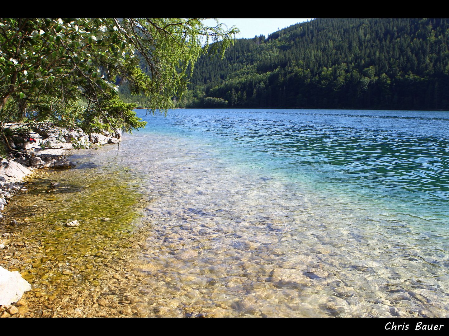 Leopoldsteinersee 030813 Knapp 38°C auf 628m Seehöhe