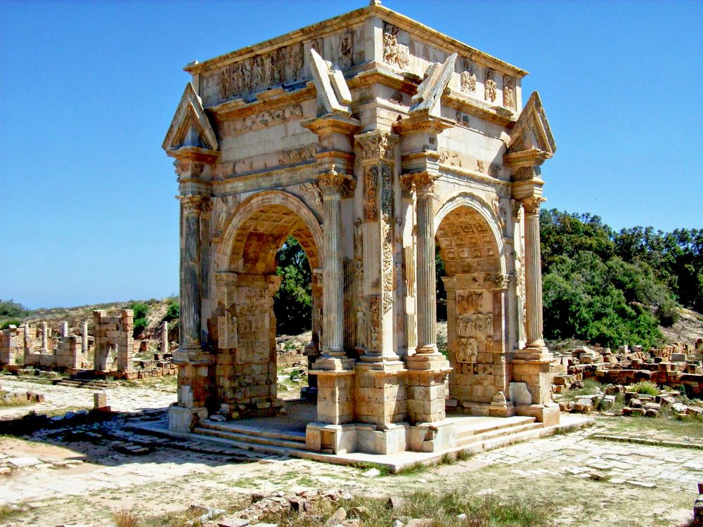 LEPTIS MAGNA : arc Septime Sévère