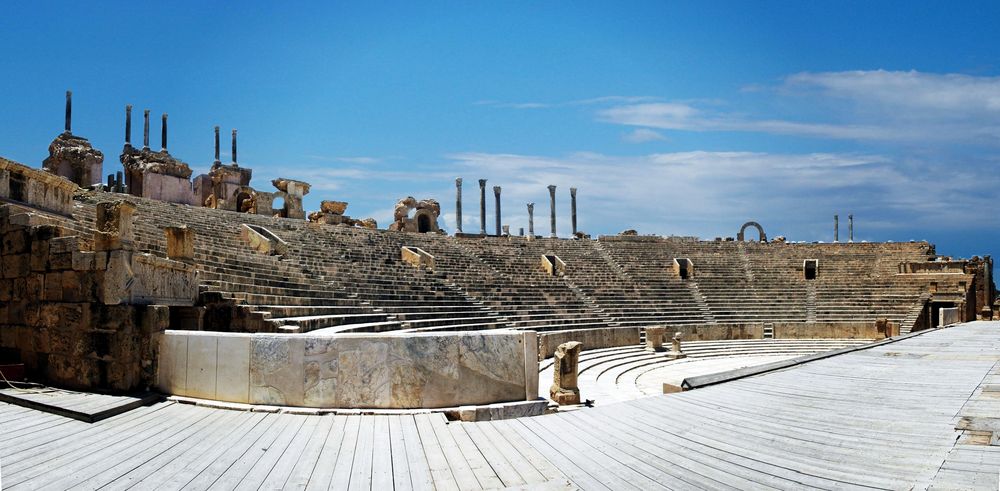 leptis magna : théâtre