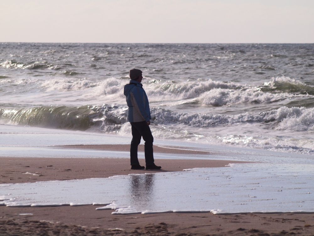 Lerne das Meer verstehen höre dem Meer zu es sagt Dir was und wer Du bist...