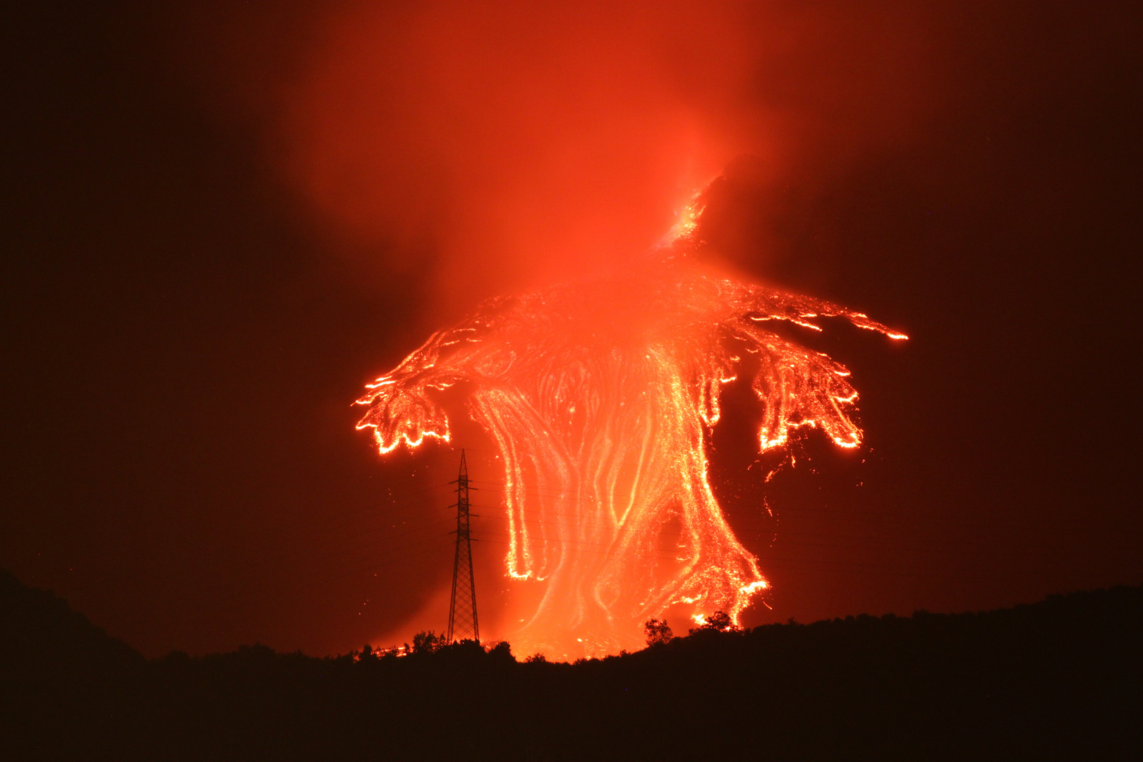 L'eruzione dell'Etna agosto 2011