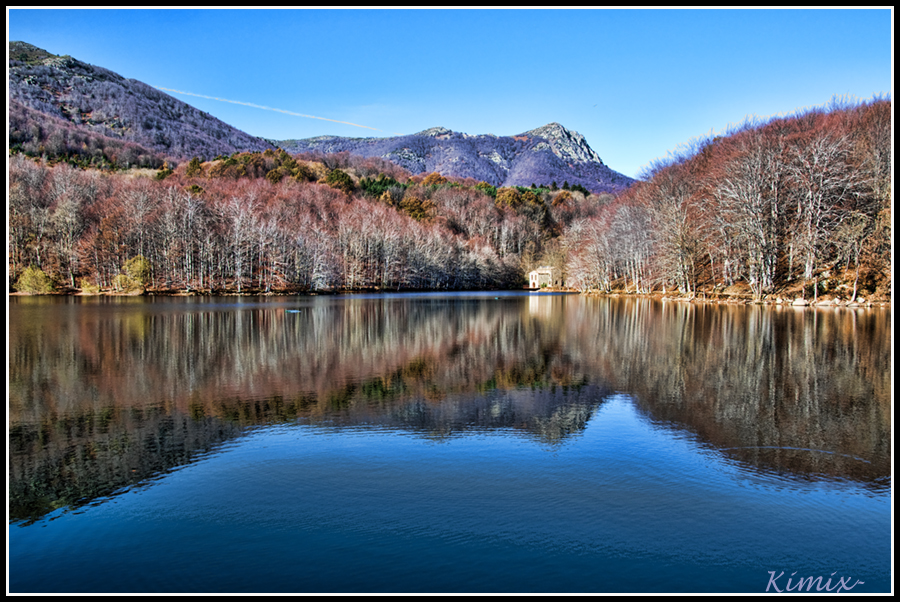 Les Agudes des del embalse de Santa Fe.