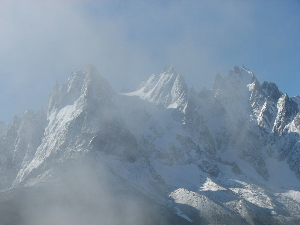 Les aiguilles de chamonix