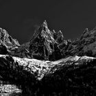 Les Aiguilles de Chamonix.