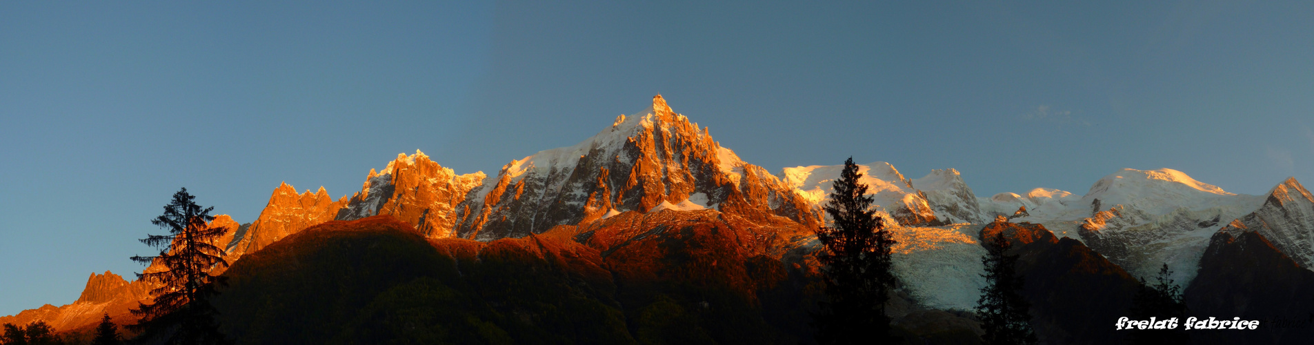 les aiguilles de chamonix mont blanc