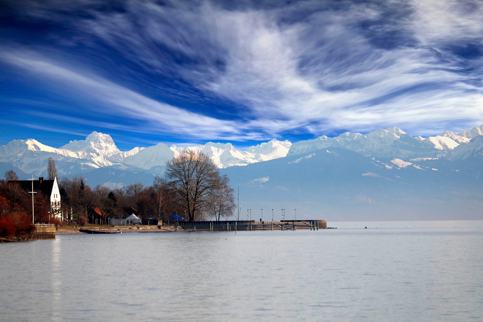 Les Alpes à Meersburg