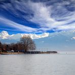 Les Alpes à Meersburg