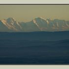 Les Alpes depuis les Vosges