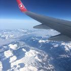 Les Alpes vue d'avion 