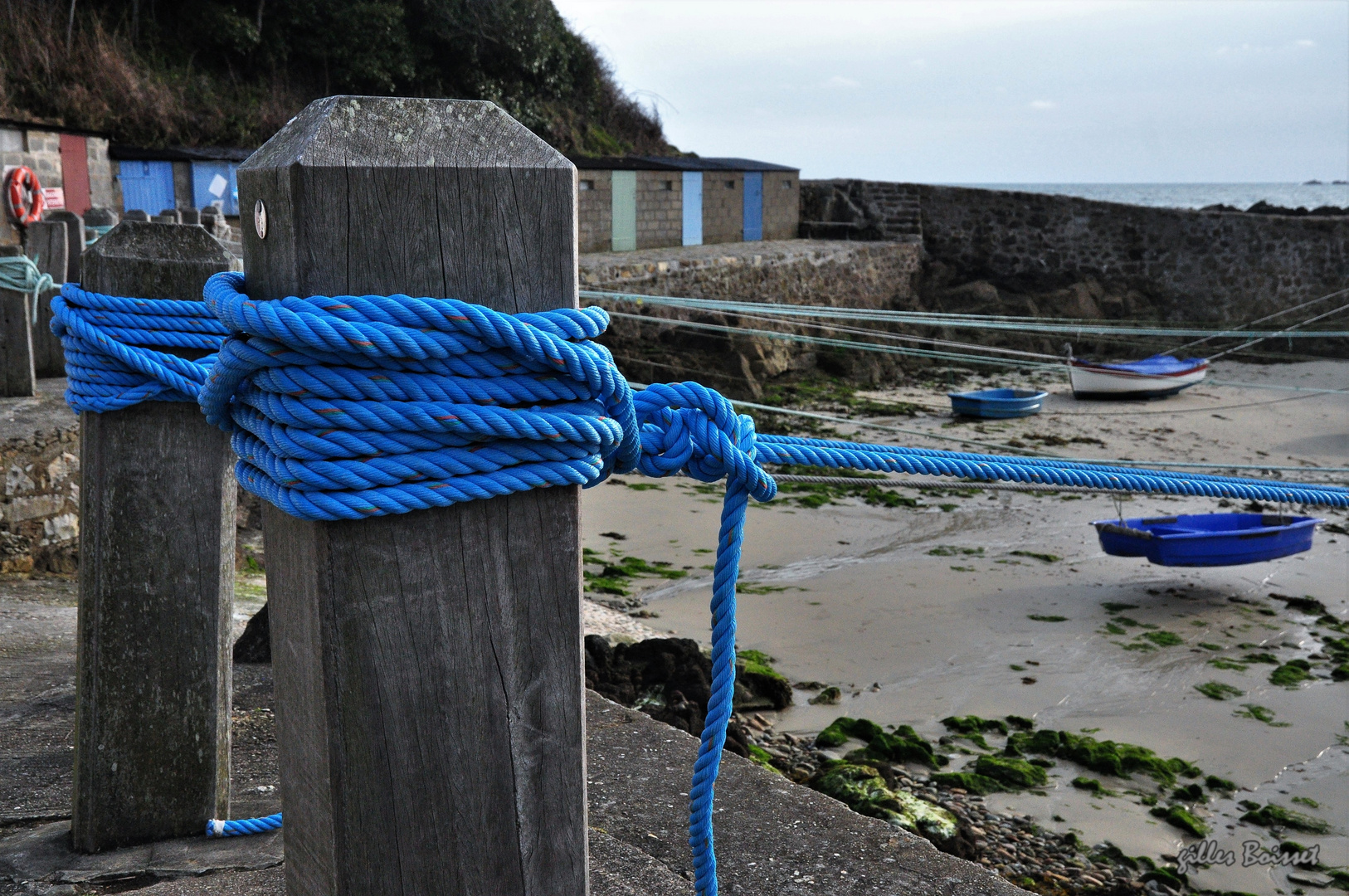 les amarres bleues