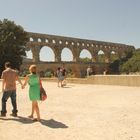 Les amoureux du Pont du Gard