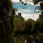 Les amoureux sous l'oeil bienveillant de Saint-Etienne