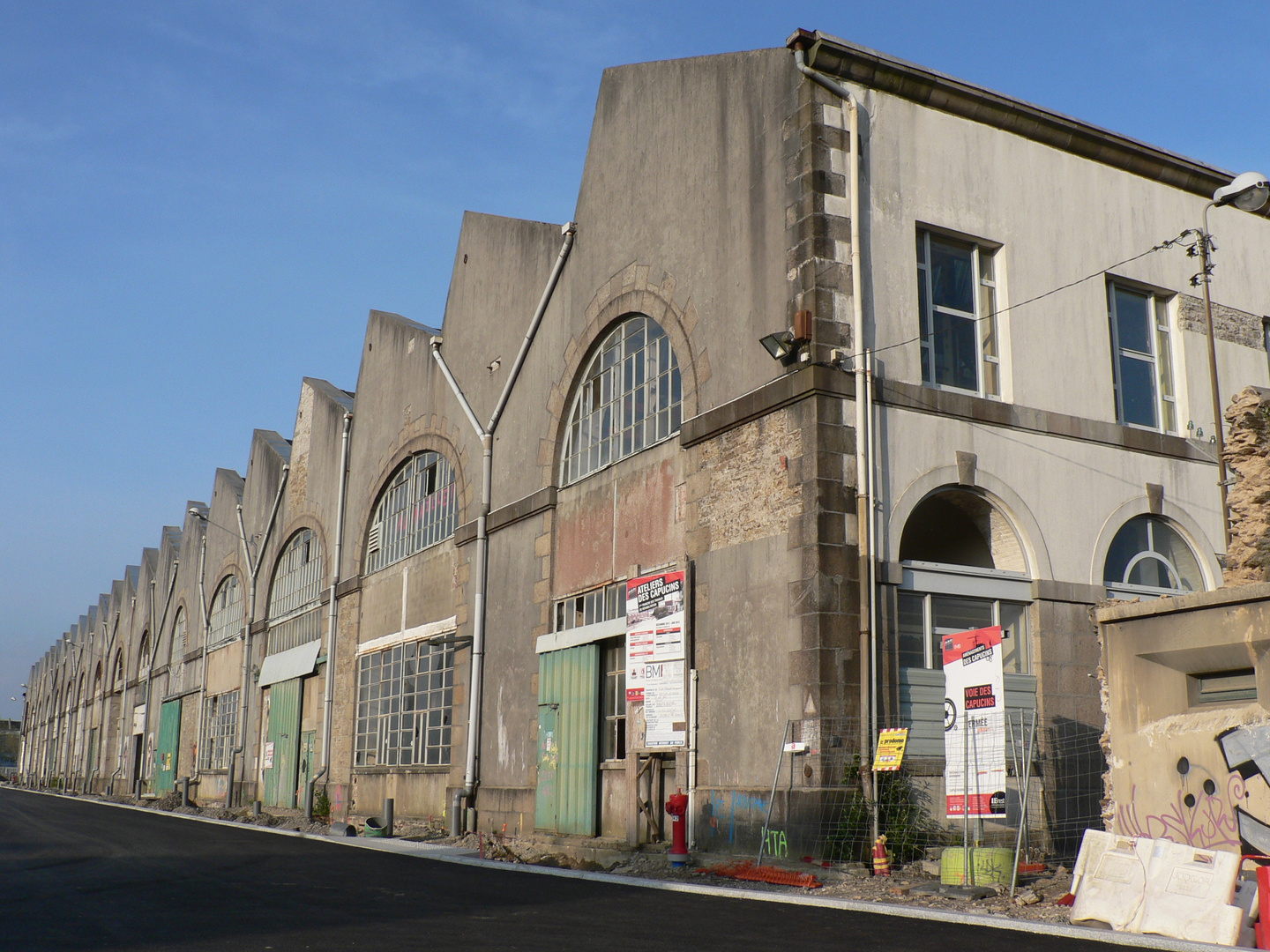 les anciens ateliers de Brest