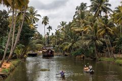 Les backwaters près d'Aleppi