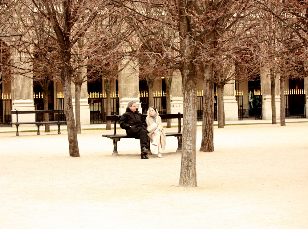 Les bancs publics