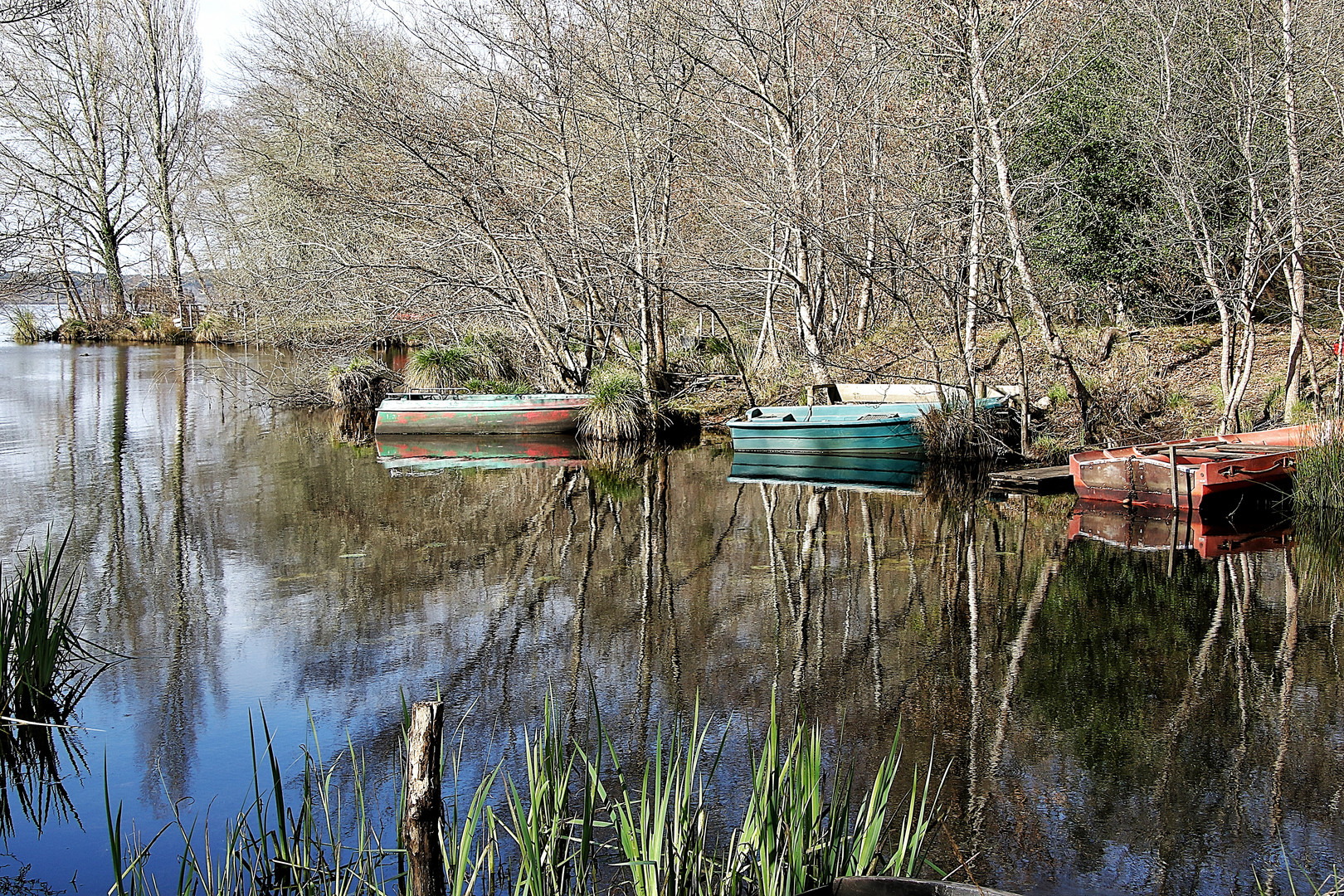 les barques au repos !