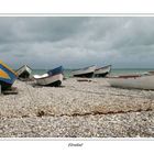 Les barques d'Etretat