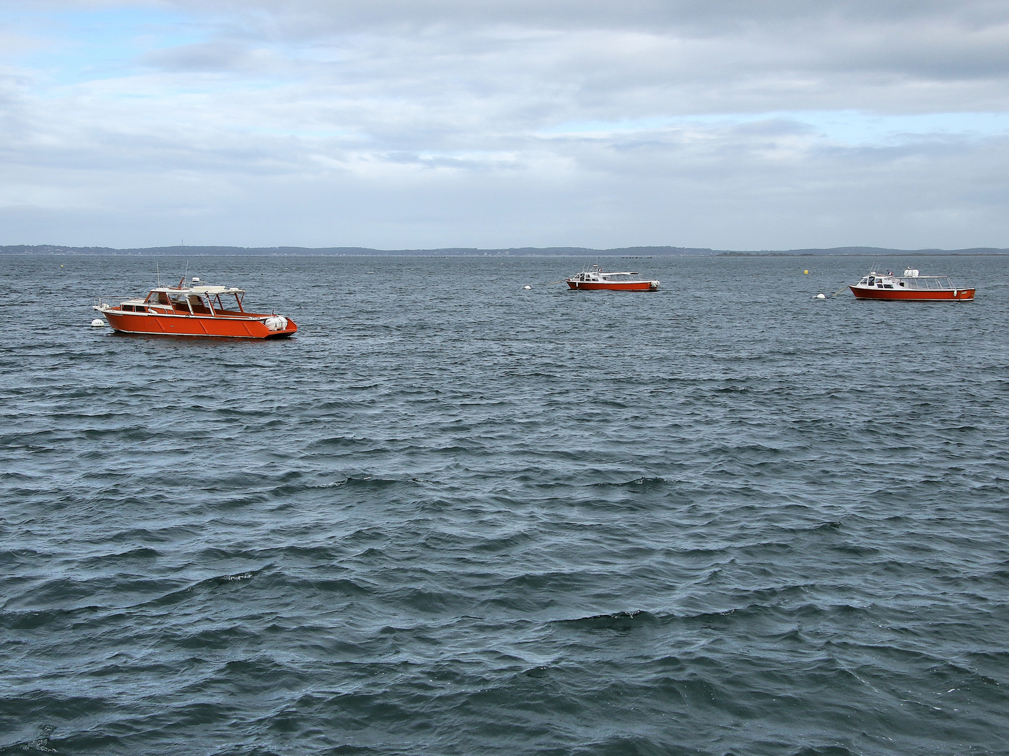 les bateaux rouges !