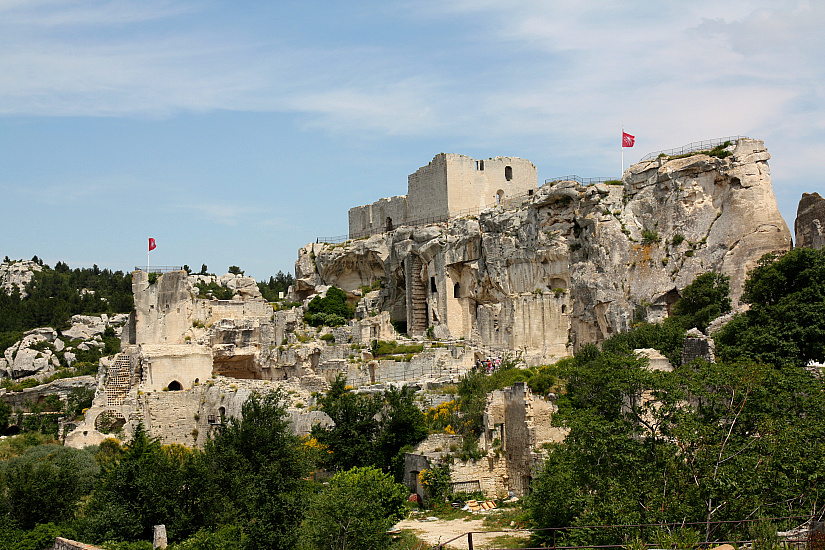 Les Baux, die Ruine