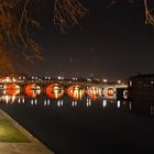 les berges toulousaine de nuit