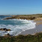 Les bords de côte entre Le Courégant et Fort-Bloqué , commune de Ploemeur (Morbihan)