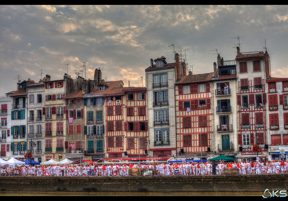 Les bords de la Nive // Fêtes de Bayonne 2014