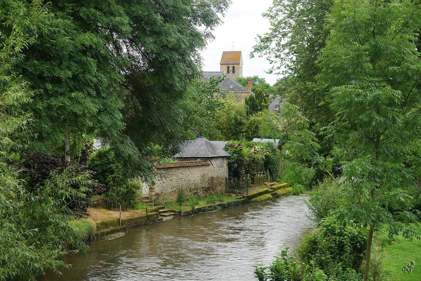 Les bords de la Sarthe ....