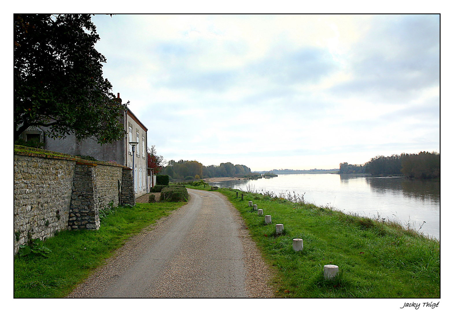 Les bords de Loire à Combleux près d'Orléans