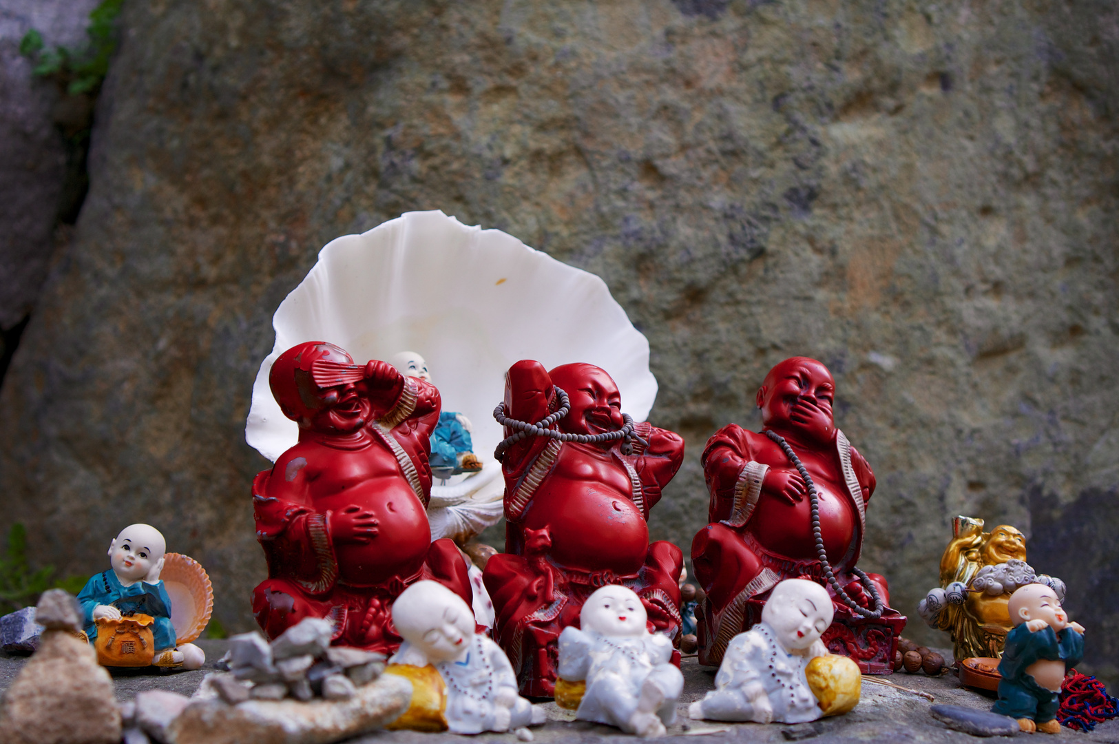 Les bouddhas rouges / Red buddhas