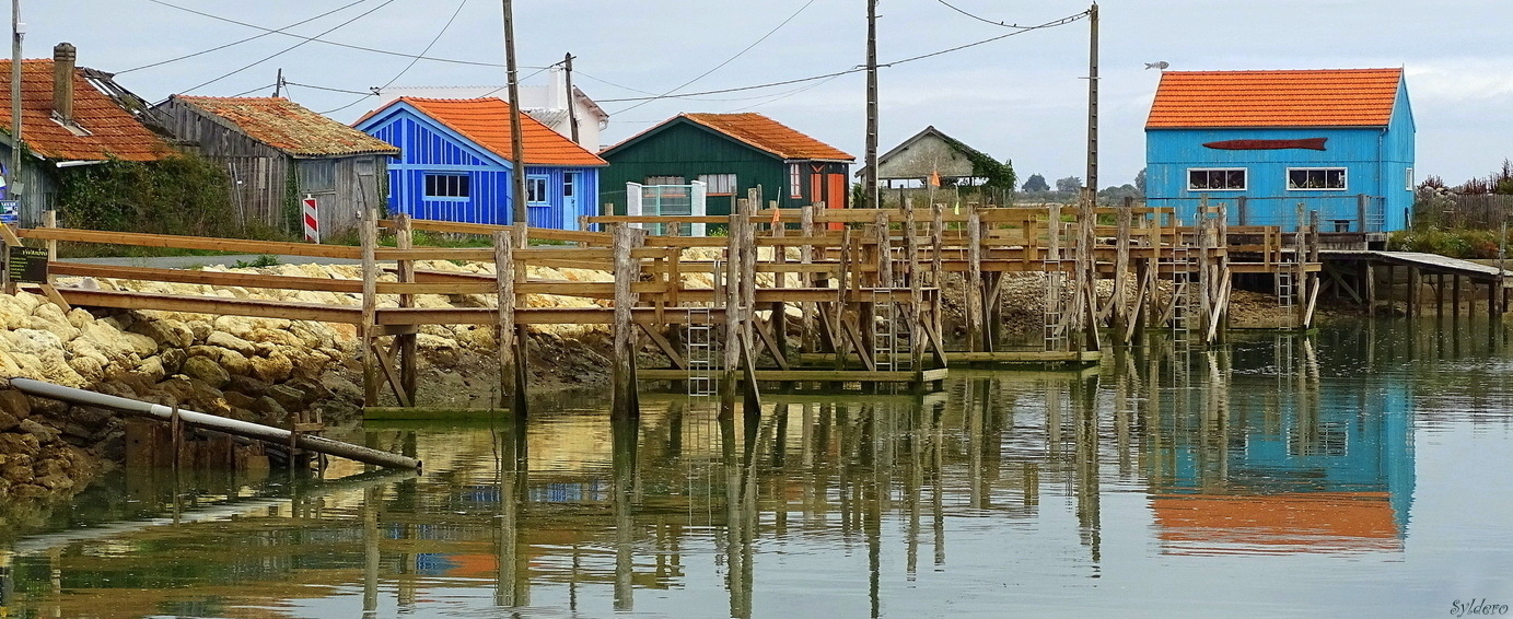 Les cabanes bleues