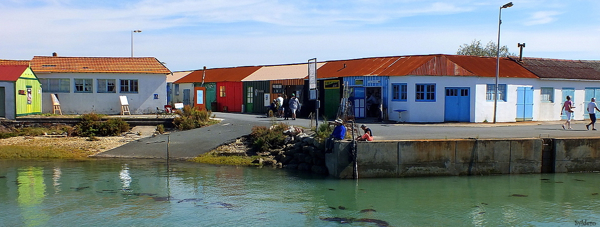 Les cabanes du  port de St Trojan