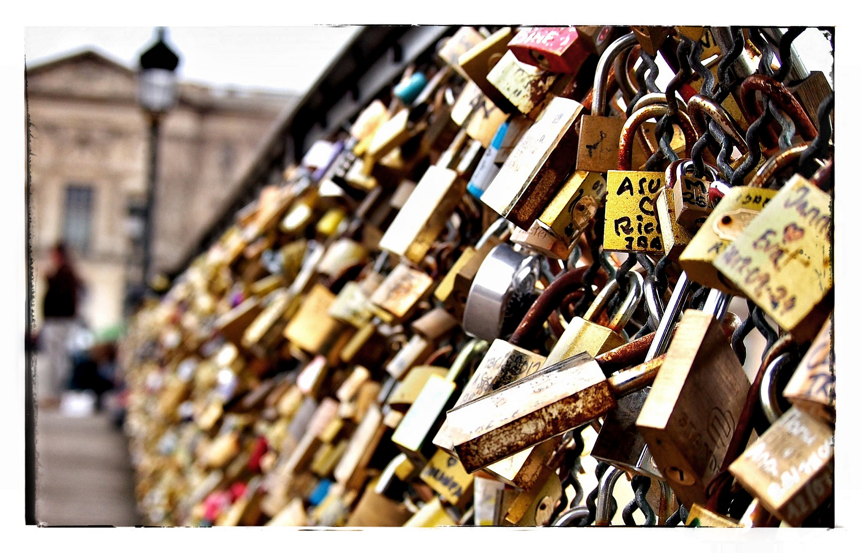 Les cadenas du pont des Arts