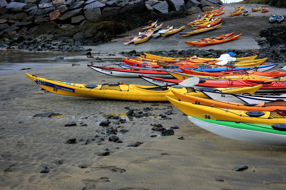 les canoës ..