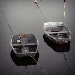 les canots à Concarneau