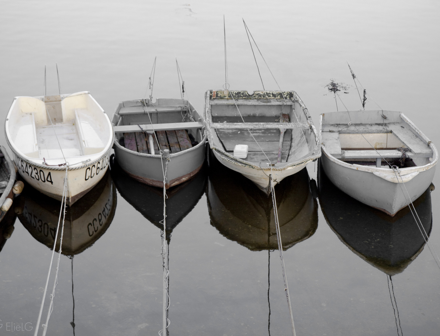 les canots à Concarneau